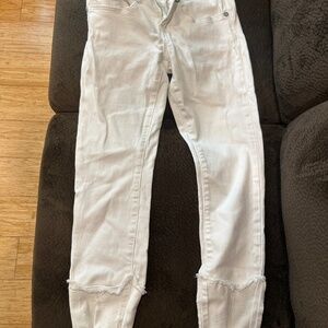 R13 white jeans size 28 slim fit